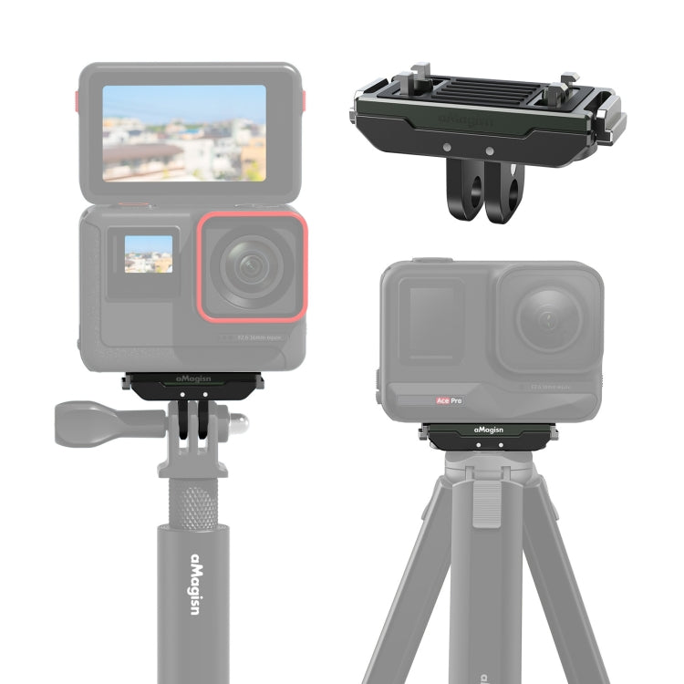 For Insta360 Ace / Ace Pro / X5 aMagisn Metal Magnetic Quick Release Sports Camera Accessories - HoMEdemic™ 