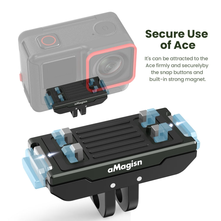 For Insta360 Ace / Ace Pro / X5 aMagisn Metal Magnetic Quick Release Sports Camera Accessories - HoMEdemic™ 