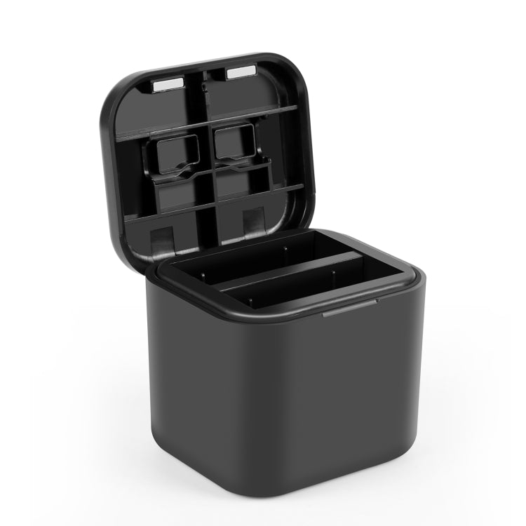 For Insta360 Ace Pro 2 / Pro 1 / Ace PULUZ Battery Charging Box Battery & Memory Card Storage Case (Black) - HoMEdemic™ 