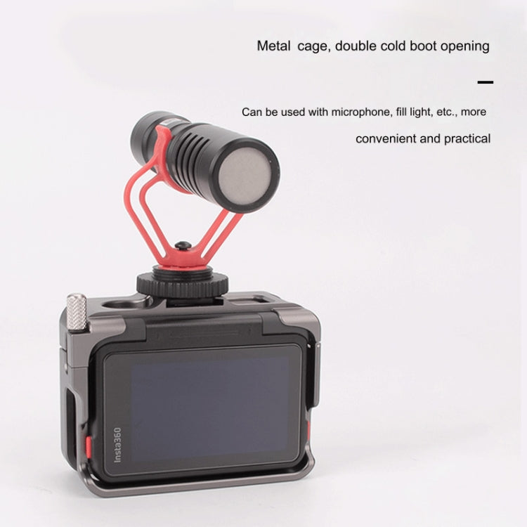 For Insta360 Ace Pro / Ace Aluminum Alloy Metal Rabbit Cage Frame (Grey) - HoMEdemic™ 