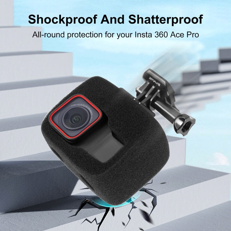For Insta360 Ace Pro / Ace PULUZ High Density Foam Windshield (Black) - HoMEdemic™ 