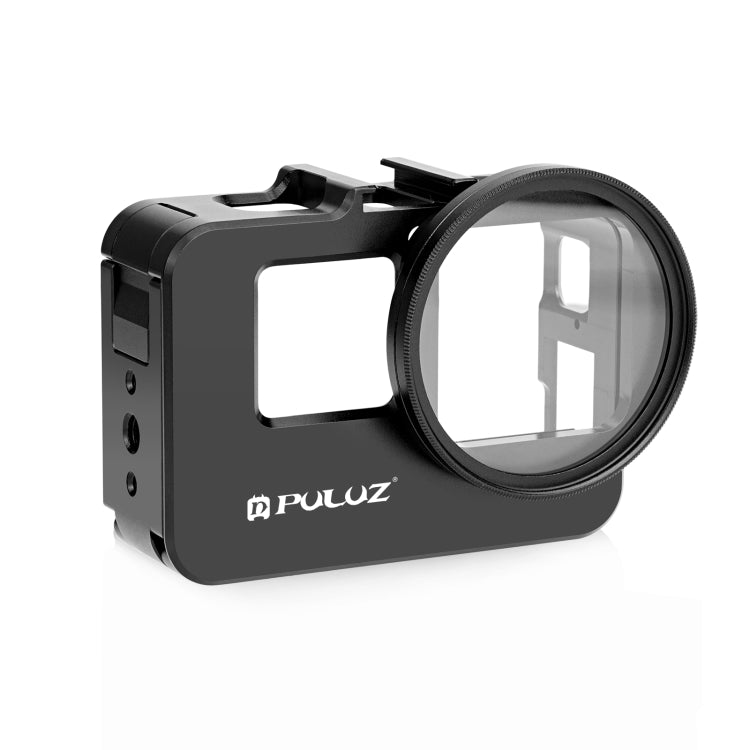 For Insta360 Ace Pro / Ace PULUZ Metal Cage Adapter Frame with 52mm UV Filter & Adapter Ring (Black) - HoMEdemic™ 