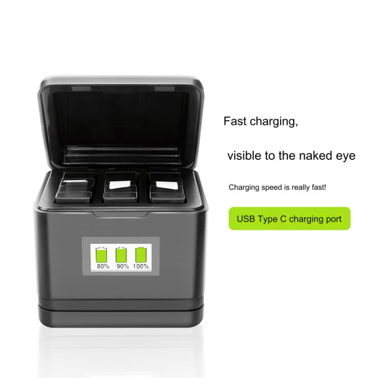 For Insta360 Ace Pro / Ace Tri-Battery Charging Box Case (Black) - HoMEdemic™ 