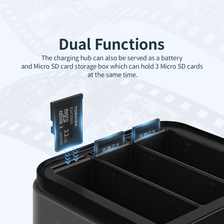 For Insta360 Ace Pro / Ace aMagisn 3 Slots Battery Charger Charging Hub - HoMEdemic™ 