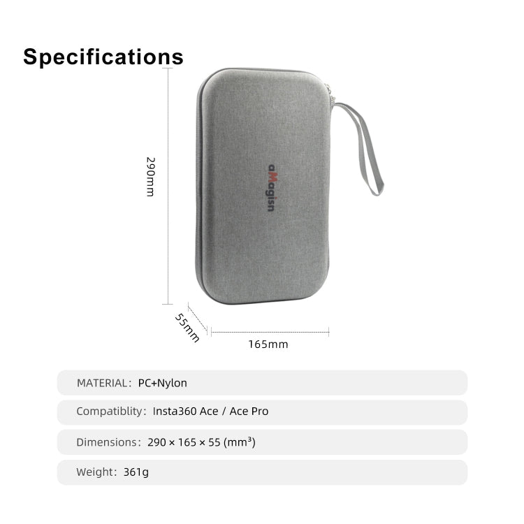 For Insta360 Ace Pro / Ace aMagisn Medium Storage Pack Protection Movement Camera Accessories - HoMEdemic™ 