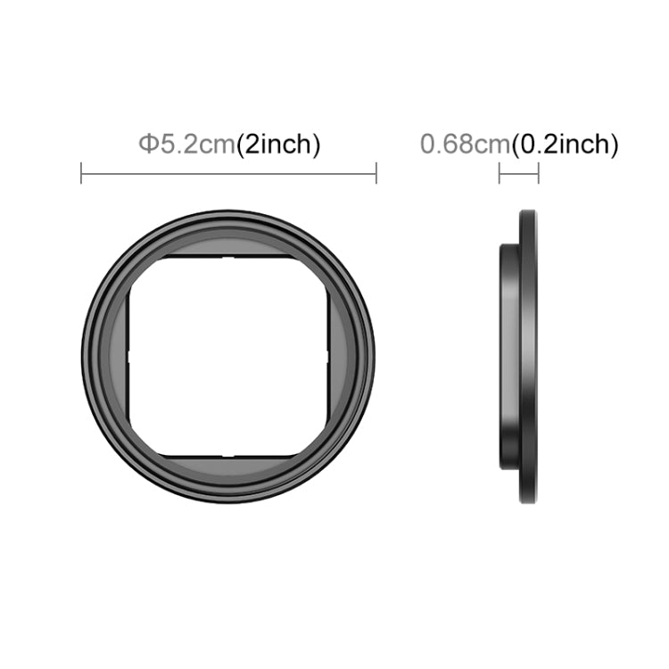 For Insta360 Ace Pro PULUZ Filter Holder Metal Protective Filter Frame (Black) - HoMEdemic™ 