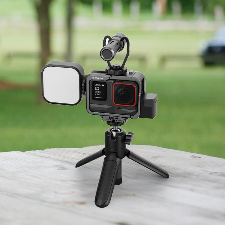 For Insta360 Ace Pro PULUZ Metal Protective Cage Adapter Frame (Black) - HoMEdemic™ 