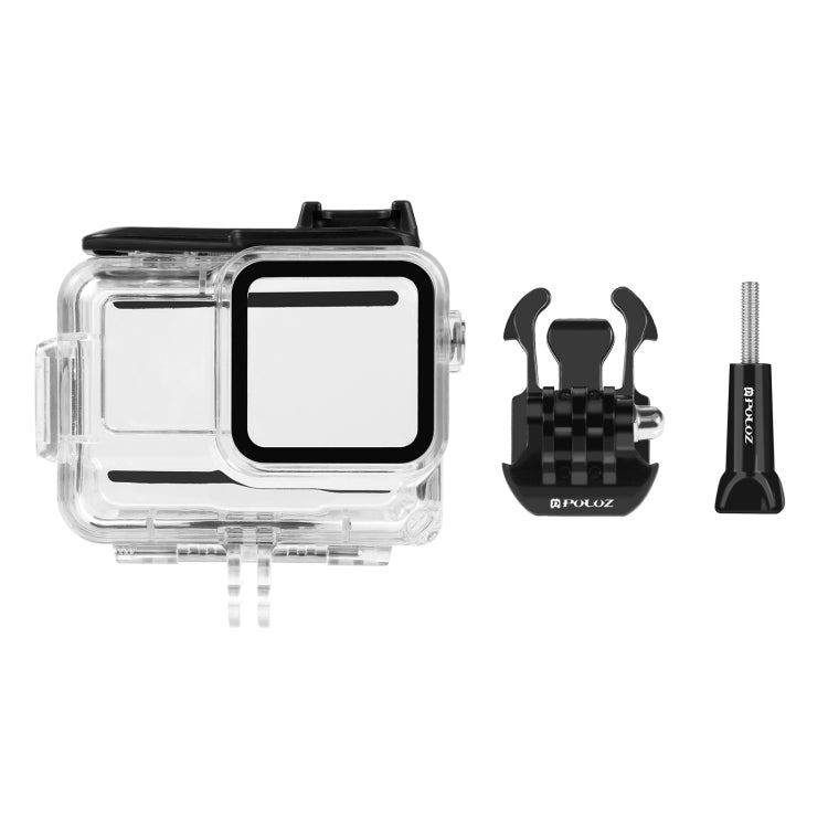 For Insta360 Ace Pro / Pro 2 PULUZ 60m Underwater Waterproof Housing Case with Base Adapter & Screw (Transparent) - HoMEdemic™ 