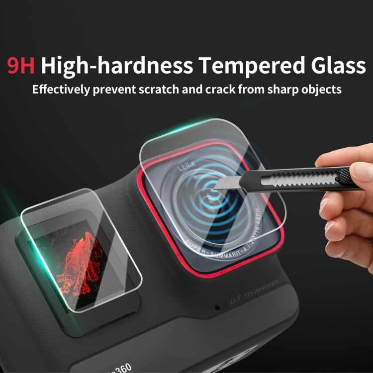 For Insta360 Ace Pro Sunnylife 3 in 1 Rear & Front Screen Lens Explosion proof Film(2 Sets) - HoMEdemic™ 