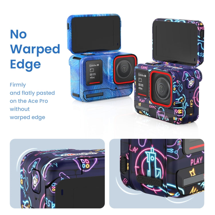 For Insta360 Ace Pro aMagisn Body Sticker Sports Camera Accessories(Carbon Fiber) - HoMEdemic™ 