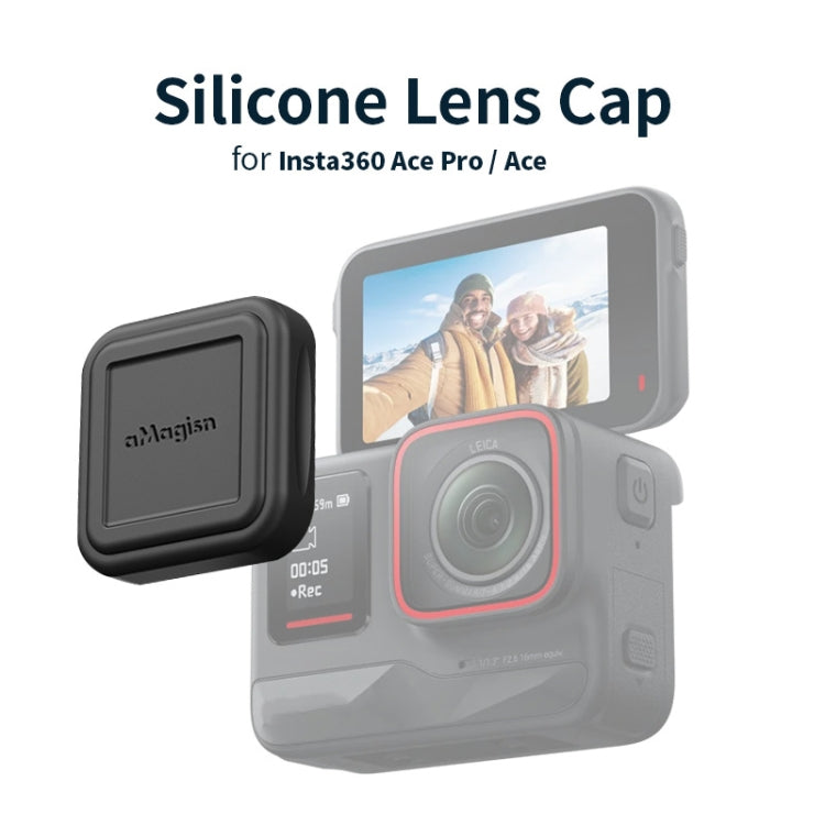 For Insta360 Ace Pro aMagisn Silicone Lens Cap Protective Cover Sports Camera Accessories - HoMEdemic™ 