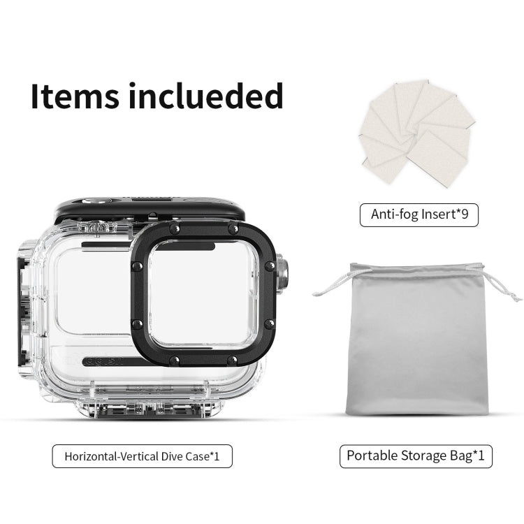 For Insta360 Ace aMagisn Horizontal and Vertical Shooting Dive Shell 60m Waterproof Shell Accessories - HoMEdemic™ 