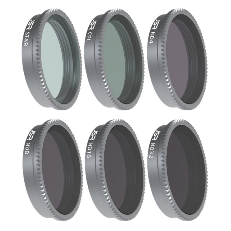 For Insta360 GO 2 / GO 3 JSR LS Series Camera Lens Filter, Filter:6 in 1 STAR CPL ND4 ND8 ND16 ND32 - HoMEdemic™ 
