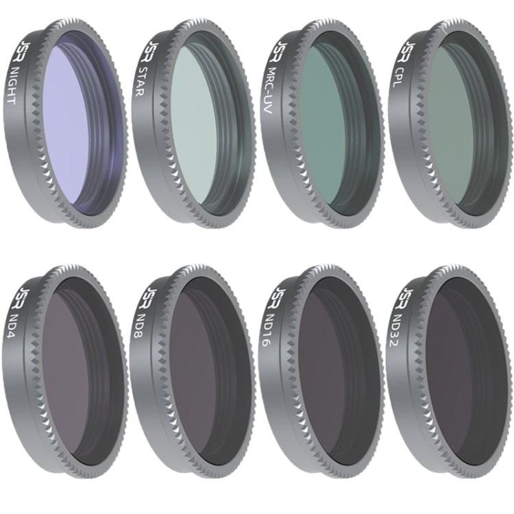 For Insta360 GO 2 / GO 3 JSR LS Series Camera Lens Filter, Filter:8 in 1 UV CPL ND8/16/32/64 STAR NIGHT - HoMEdemic™ 