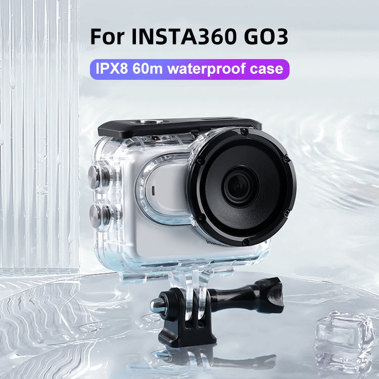 For Insta360 GO 3 / 3S Underwater Waterproof Housing Case with Touch Back Cover - HoMEdemic™ 