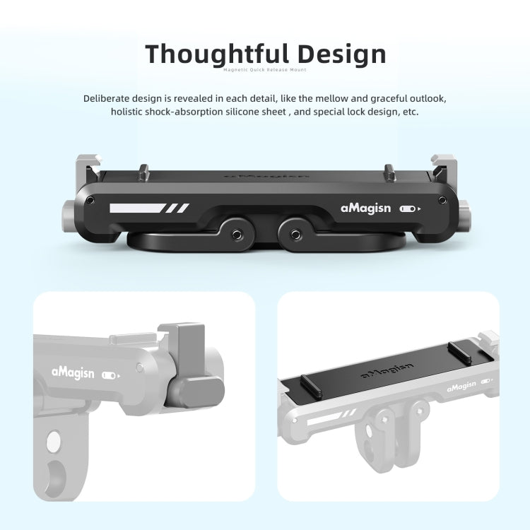 For Insta360 GO 3 / 3S aMagisn Magnetic Fast Disassembly Bottom Seat Bracket Sports Camera Accessories - HoMEdemic™ 