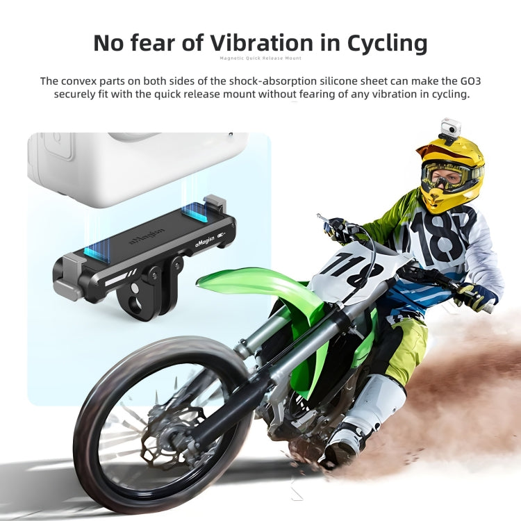 For Insta360 GO 3 / 3S aMagisn Magnetic Fast Disassembly Bottom Seat Bracket Sports Camera Accessories - HoMEdemic™ 