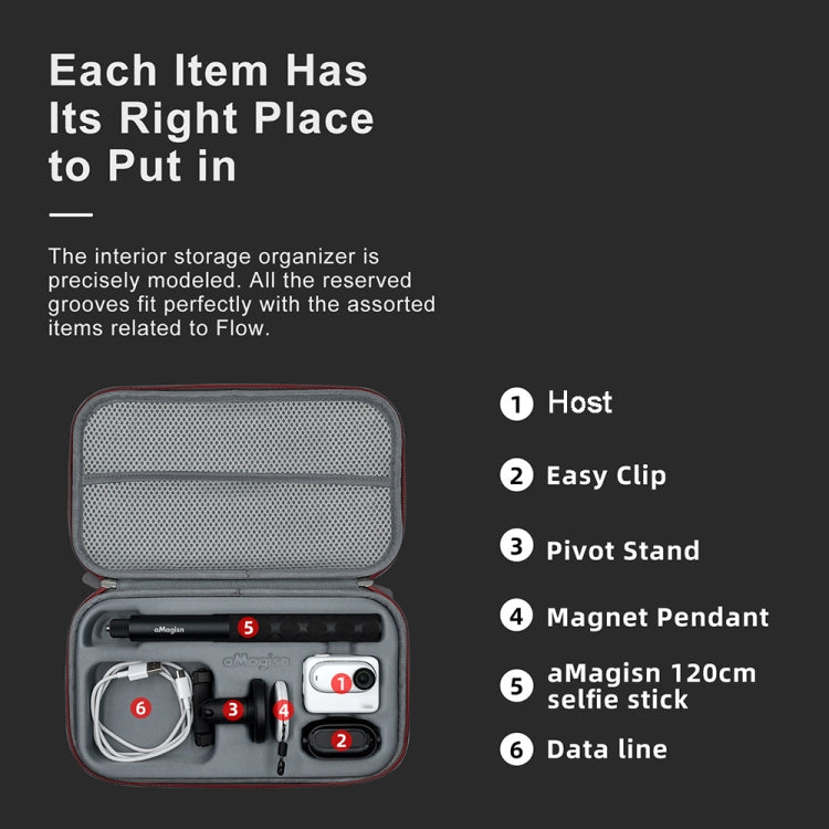 For Insta360 GO 3 / GO 3S AMagisn Accessory Storage Bag Portable Medium Clutch - HoMEdemic™ 