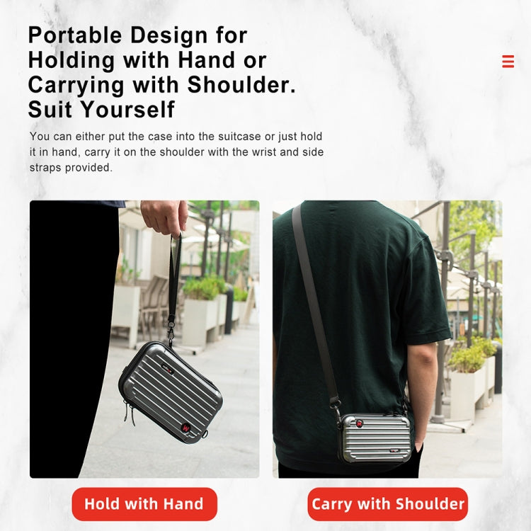 For Insta360 GO 3 / GO 3S  AMagisn Hard Shell Storage Bag Waterproof Bag(Gray) - HoMEdemic™ 