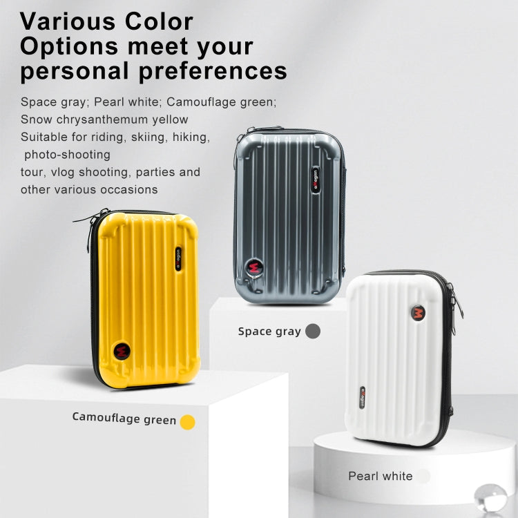For Insta360 GO 3 / GO 3S AMagisn Hard Shell Storage Bag Waterproof Bag(Yellow) - HoMEdemic™ 