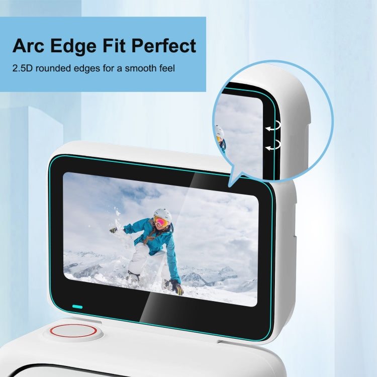 For Insta360 GO 3 / GO 3S PULUZ 2 in 1 Screen and Lens Tempered Glass Film (Transparent) - HoMEdemic™ 