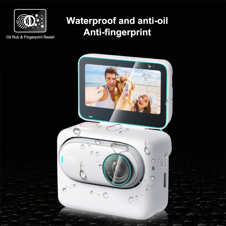 For Insta360 GO 3 / GO 3S PULUZ 2 in 1 Screen and Lens Tempered Glass Film (Transparent) - HoMEdemic™ 