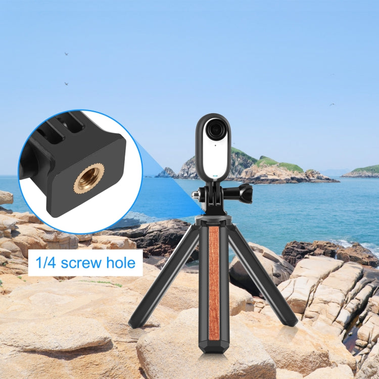 For Insta360 GO 3 / GO 3S PULUZ Body Plastic Protective Frame Cage with Screw & Adapter (Black) - HoMEdemic™ 