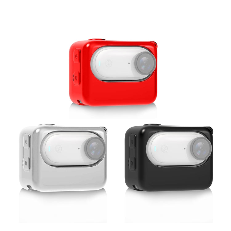 For Insta360 GO 3 / GO 3S PULUZ Camera Charging Case Silicone Case (White) - HoMEdemic™ 