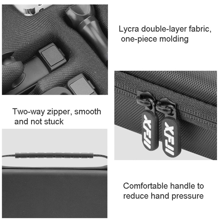 For Insta360 GO 3  XFJI Storage Bag Portable Travel Bag Complete Carrying Case 25.5 x 17.5 x 5.5cm - HoMEdemic™ 