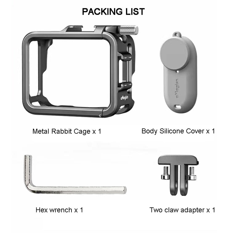For Insta360 GO 3 aMagisn Metal Rabbit Cage Protection Bezel Accessories - HoMEdemic™ 