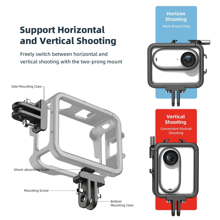 For Insta360 GO 3 aMagisn Metal Rabbit Cage Protection Bezel Accessories - HoMEdemic™ 