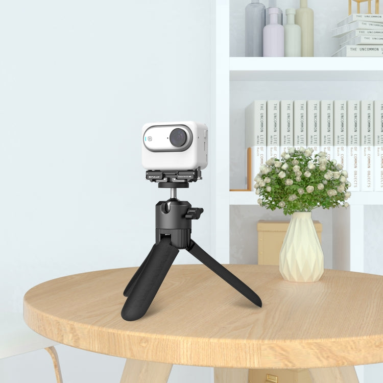 For Insta360 GO3 / GO 3S PULUZ Magnetic ABS Quick Release Base Mount (Black) - HoMEdemic™ 
