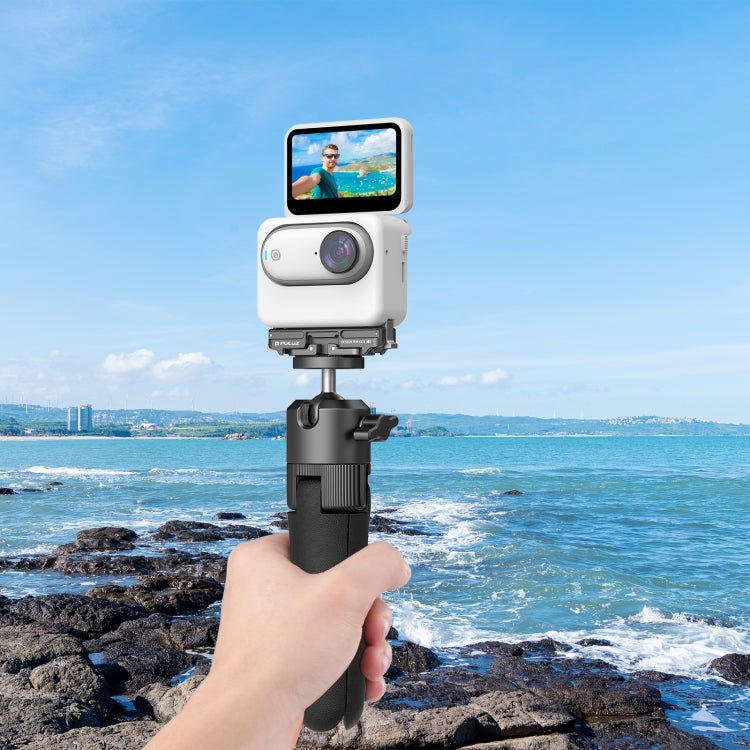 For Insta360 GO3 / GO 3S PULUZ Magnetic ABS Quick Release Base Mount (Black) - HoMEdemic™ 