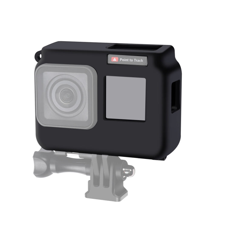 For Insta360 One R 4K with Frame Shockproof Silicone Protective Case with Lens Cap Cover(Black) - HoMEdemic™ 