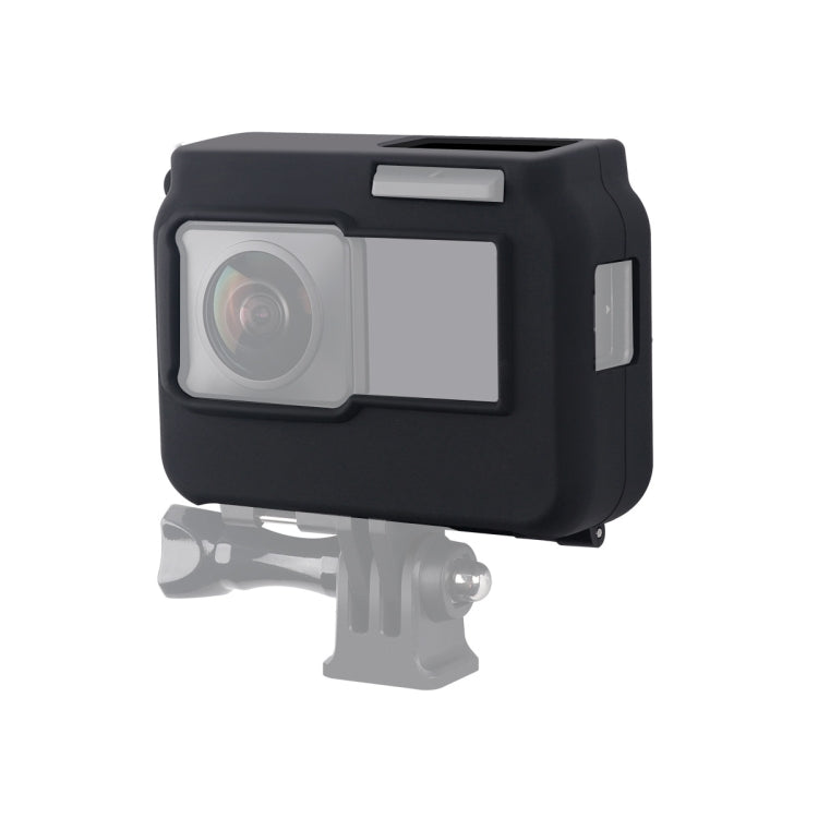 For Insta360 One R Panoramic Camera with Frame Shockproof Silicone Protective Case(Black) - HoMEdemic™ 