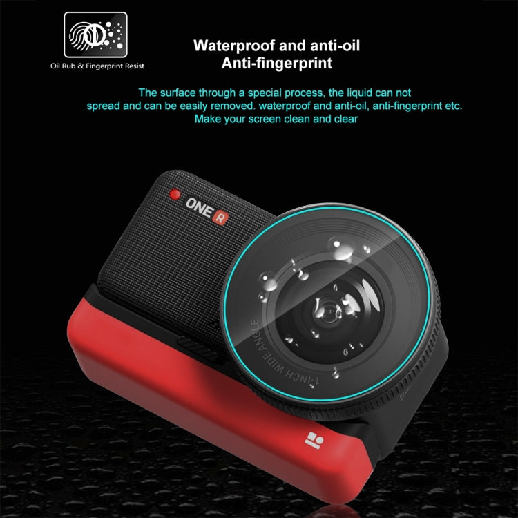 For Insta360 One RS PULUZ 3 in 1 Screen + 4K Lens + Leica Lens Tempered Glass Film(Transparent) - HoMEdemic™ 