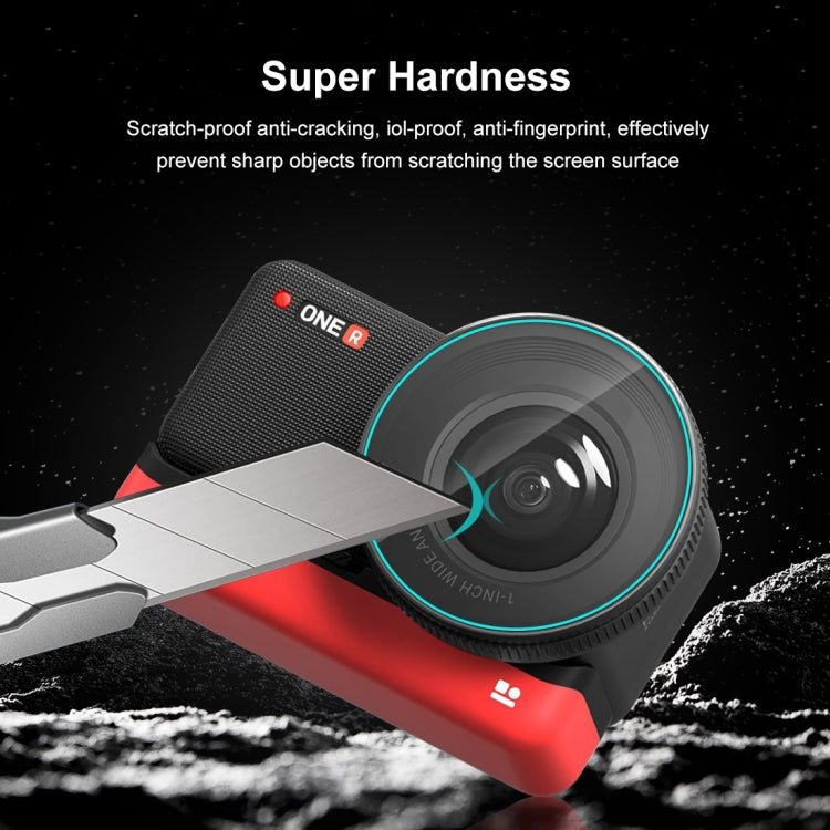For Insta360 One RS PULUZ 3 in 1 Screen + 4K Lens + Leica Lens Tempered Glass Film(Transparent) - HoMEdemic™ 