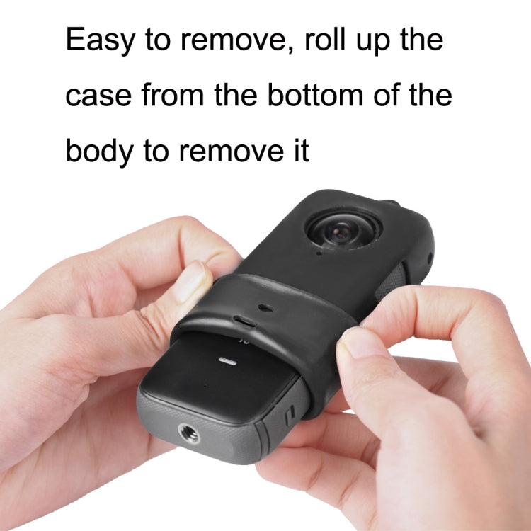 For Insta360 One X2 Sunnylife ST-Q9420 Silicone Protective Case Black Lens Screen Case - HoMEdemic™ 