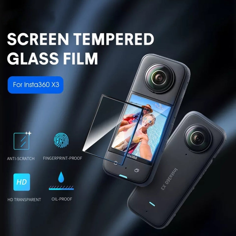 For Insta360 X3 2pcs Transparent HD Curved Protective Film - HoMEdemic™ 