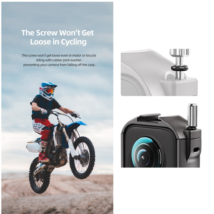 For Insta360 X3 AMagisn Metal Rabbit Cage Protective Frame Accessories, Spec: With Lens Cover - HoMEdemic™ 