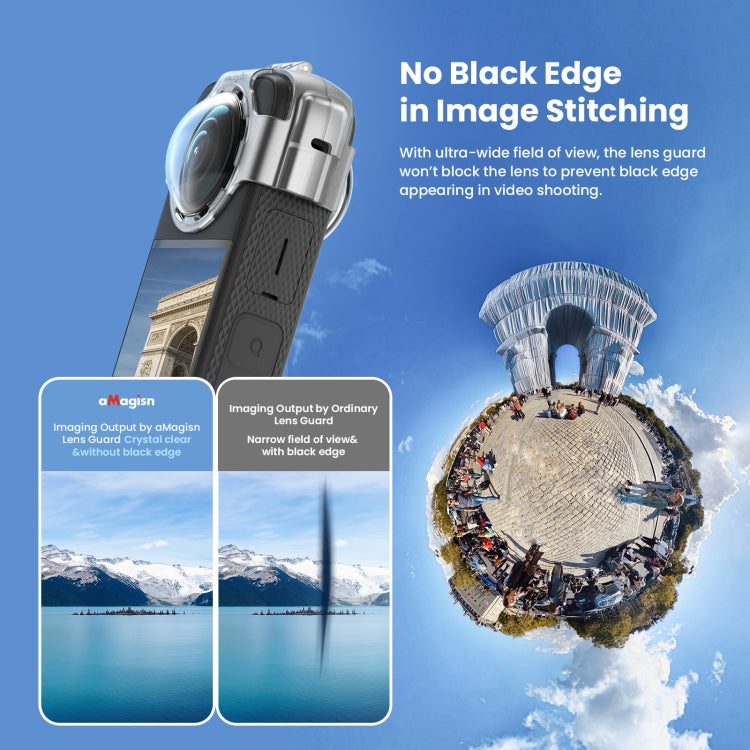 For Insta360 X3 AMagisn Protective Camera Accessories Lens Guard+Case - HoMEdemic™ 