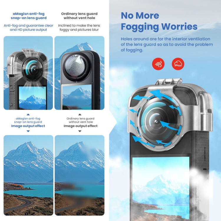 For Insta360 X3 AMagisn Protective Camera Accessories Silicone Case - HoMEdemic™ 