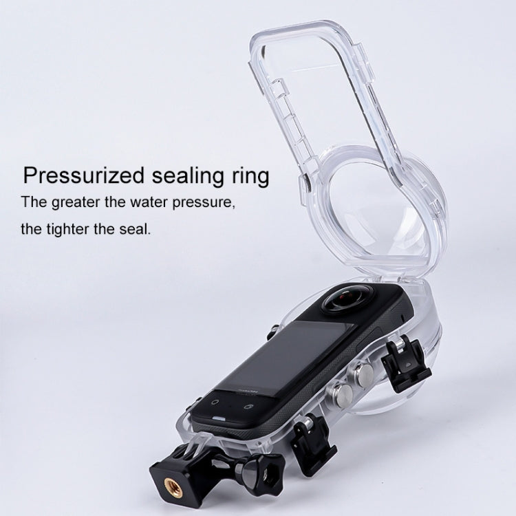 For Insta360 X3 Camera 50m Waterproof Sealed Diving Case (Transparent) - HoMEdemic™ 