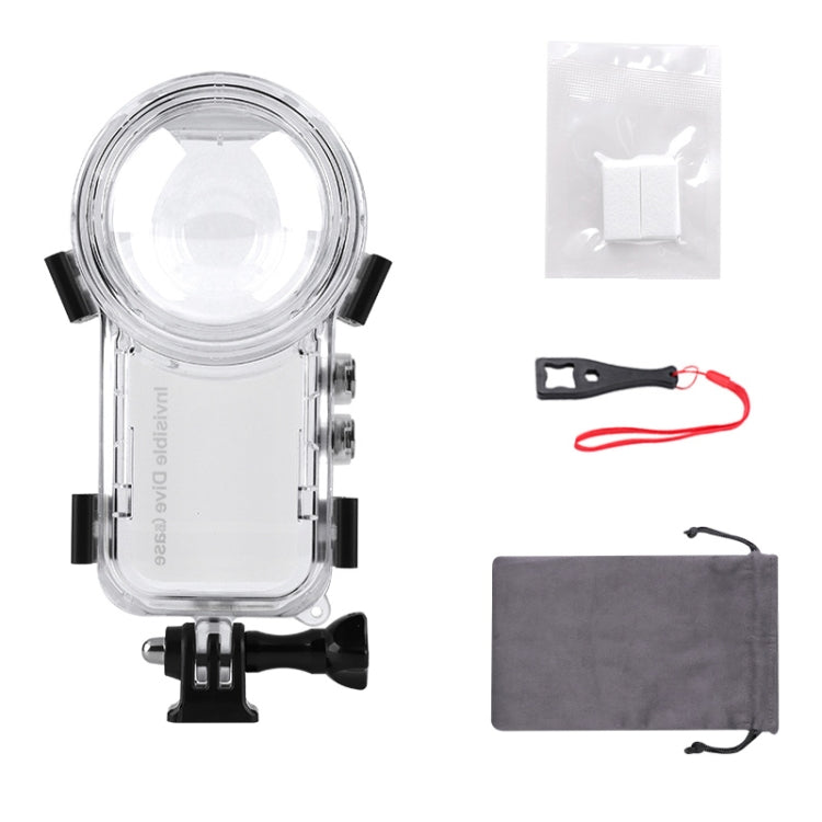 For Insta360 X3 Camera 50m Waterproof Sealed Diving Case (Transparent) - HoMEdemic™ 