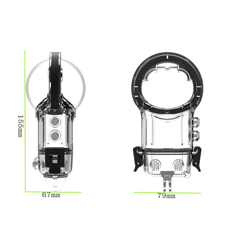 For Insta360 X3 Camera Waterproof Case Sealed Diving Shell (Neutral Without Logo) - HoMEdemic™ 