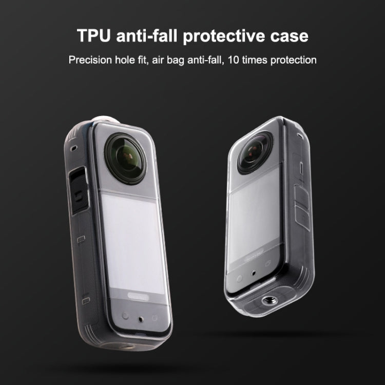 For Insta360 X3 Hollow Clear TPU Protective Case (Transparent) - HoMEdemic™ 