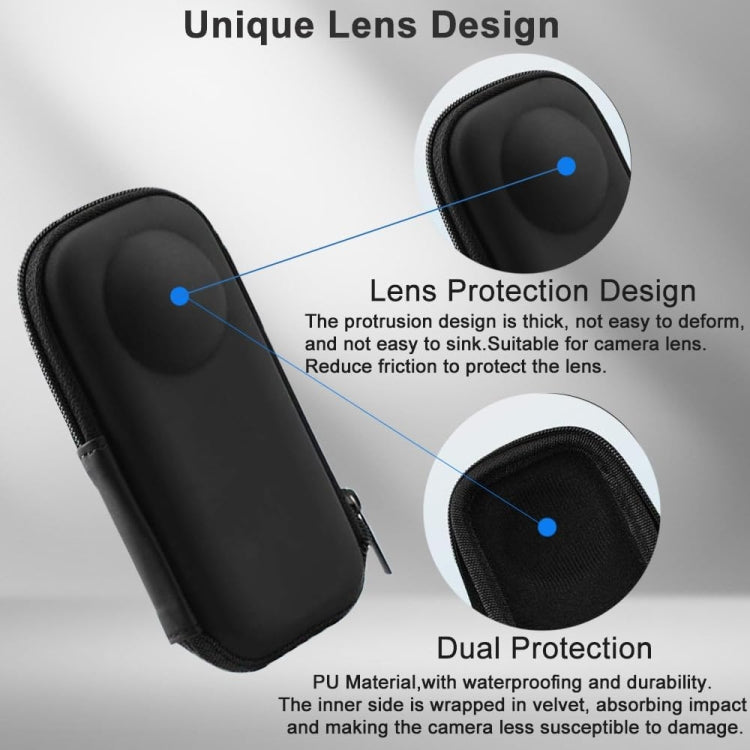 For Insta360 X3 / ONE X / X2 Thumb Camera Body Cover PU Protective Storage Bag - HoMEdemic™ 