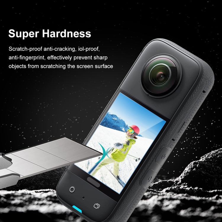 For Insta360 X3 PULUZ 2pcs Curved  HD Screen Film(Transparent) - HoMEdemic™ 