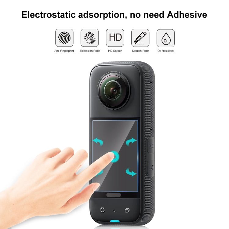 For Insta360 X3 PULUZ 2pcs Curved  HD Screen Film(Transparent) - HoMEdemic™ 
