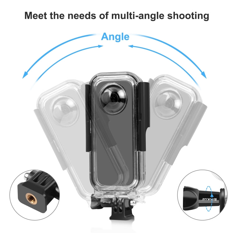 For Insta360 X3 PULUZ 30m Underwater Waterproof Housing Case - HoMEdemic™ 
